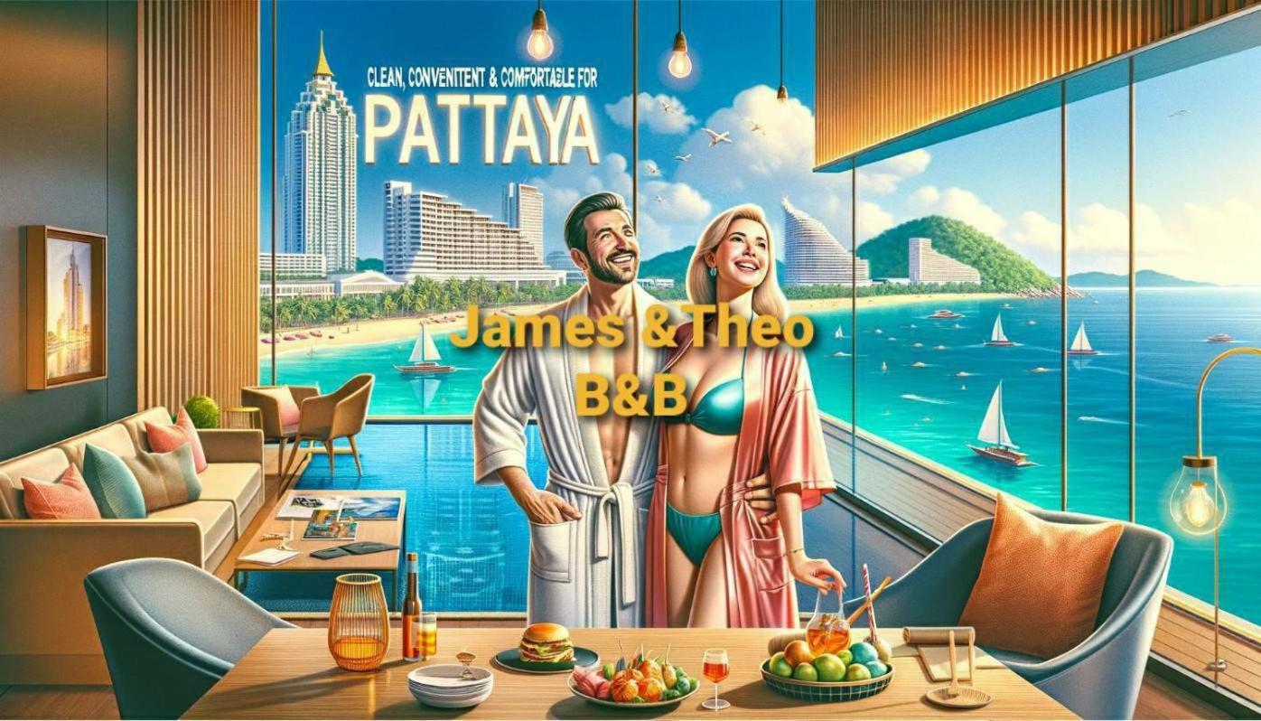 Base Central Pattaya Long Balcony King-Bed With Infinity Pool & Free Netflix! Exterior photo