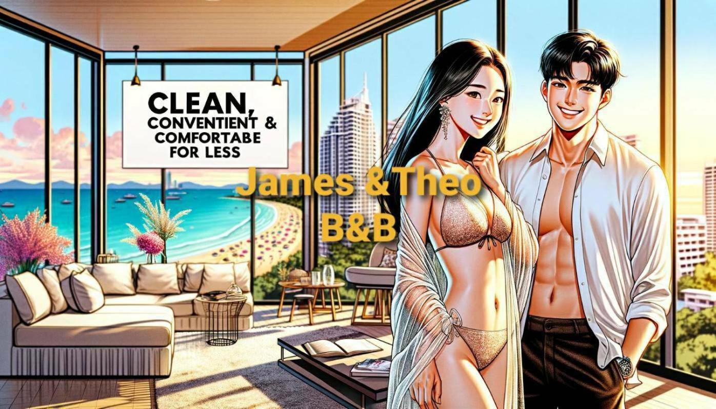 Base Central Pattaya Long Balcony King-Bed With Infinity Pool & Free Netflix! Exterior photo